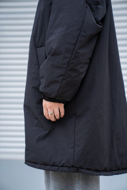 OVERSIZED PADDED HOODY COAT(ST.1214)