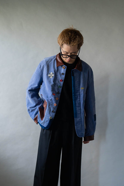 Vintage-finished work jacket