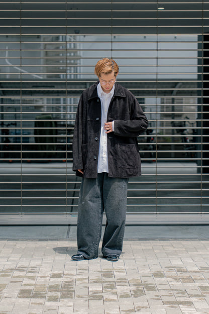 COW SUEDE CAR JACKET(ST.1218)