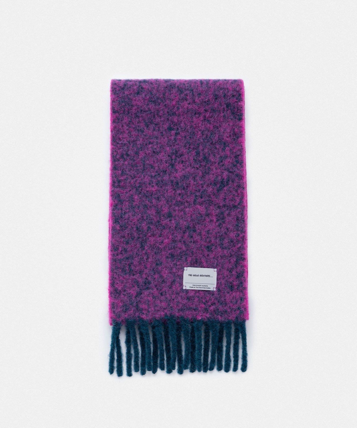 Two Colour Woolly Scarf