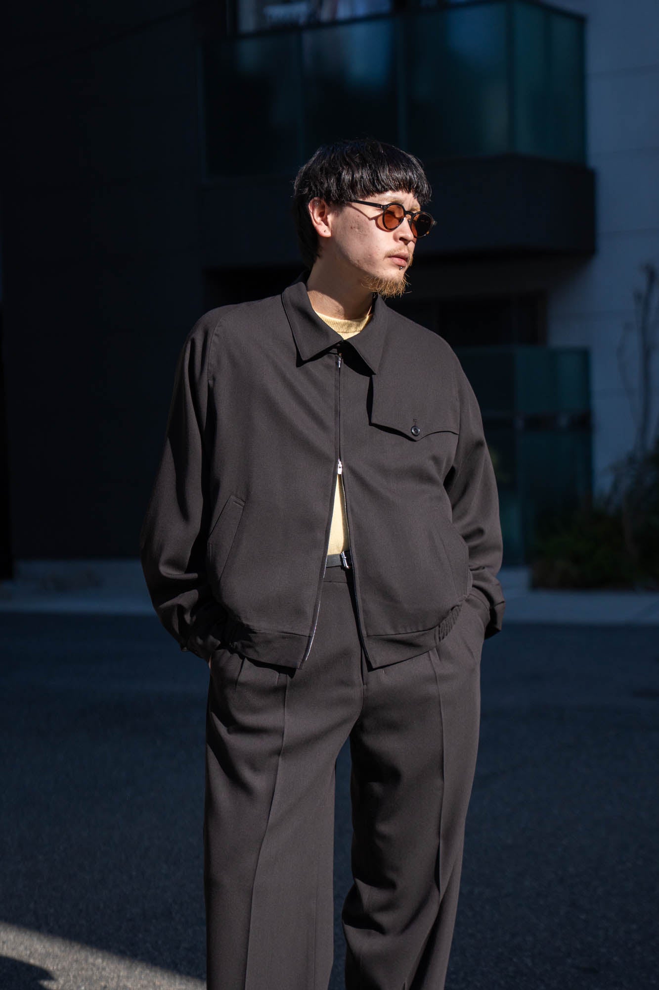 GUNFLAP ZIP BLOUSON
