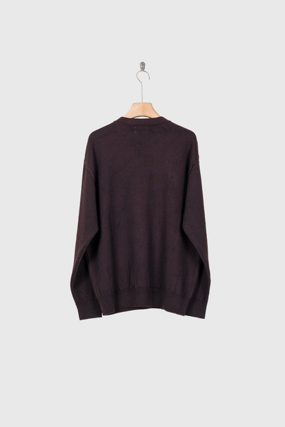 RIGID CASHMERE GARMENT DYED SWEATER P/O