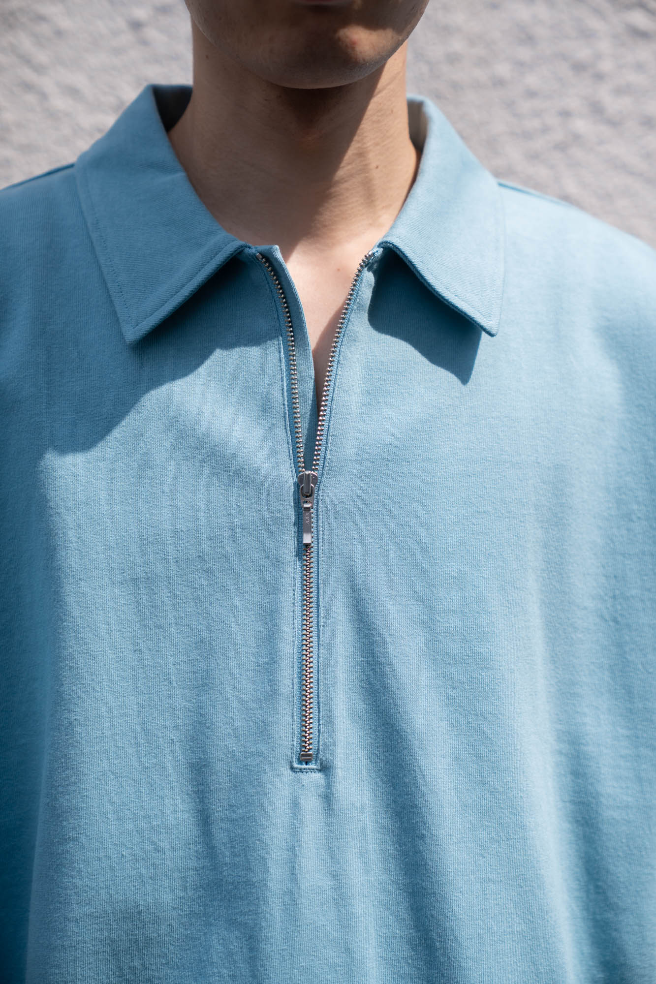 HALF ZIP JERSEY SHORT SLEEVE