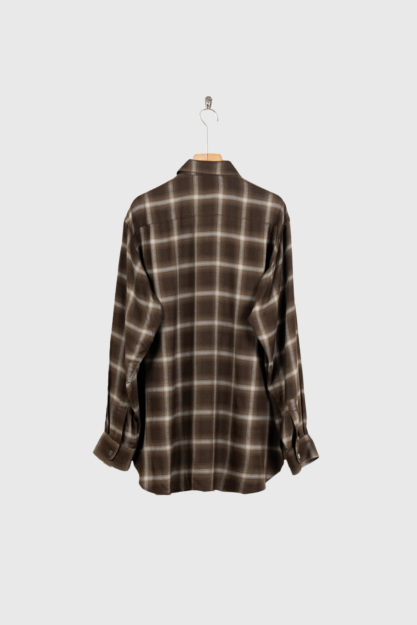 LY/VIS CHECK OVERSIZED LS SHIRT(ST.1461)