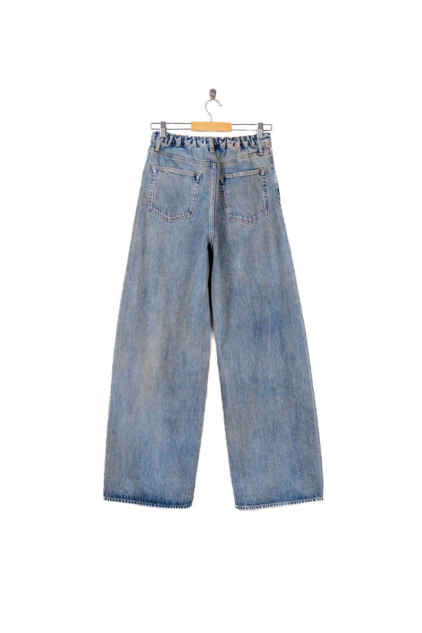 TWIST SEAM BAGGY VINTAGE DENIM JEANS