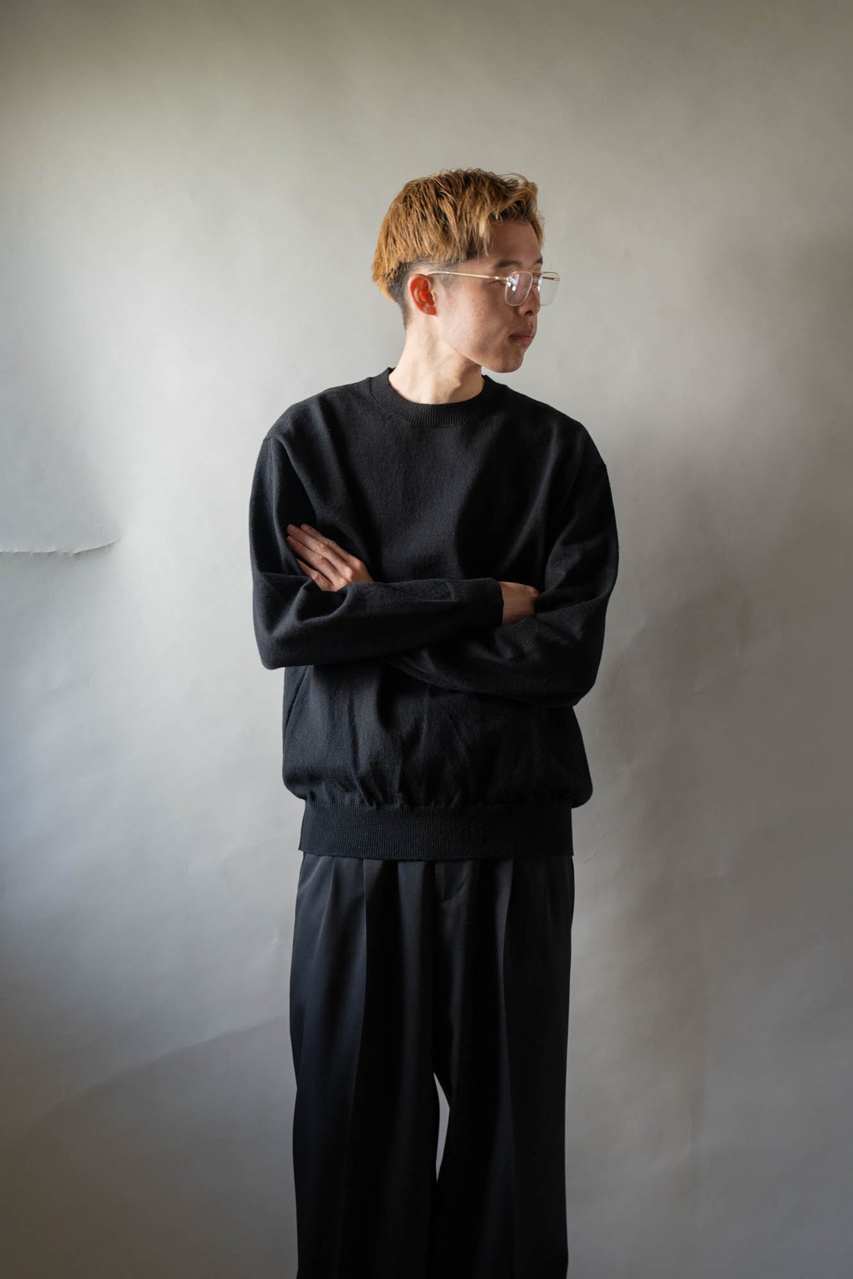 RIGID CASHMERE SWEATER P/O