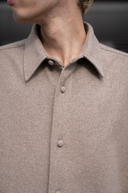 cashmere natural shirt