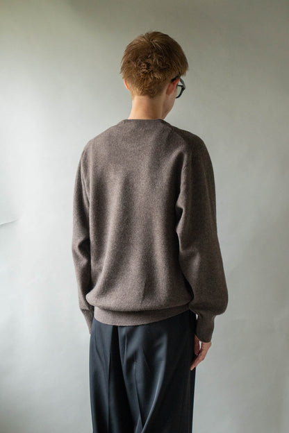 EXTRA FINE WOOL KNIT CREW NECK LS(ST.1634)