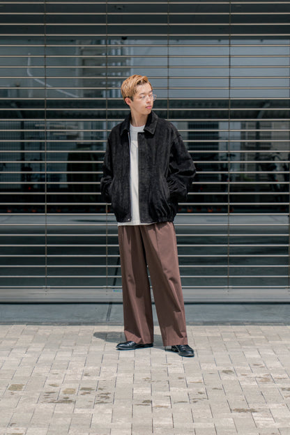 COW SUEDE ZIP SHORT JACKET(ST.1217)