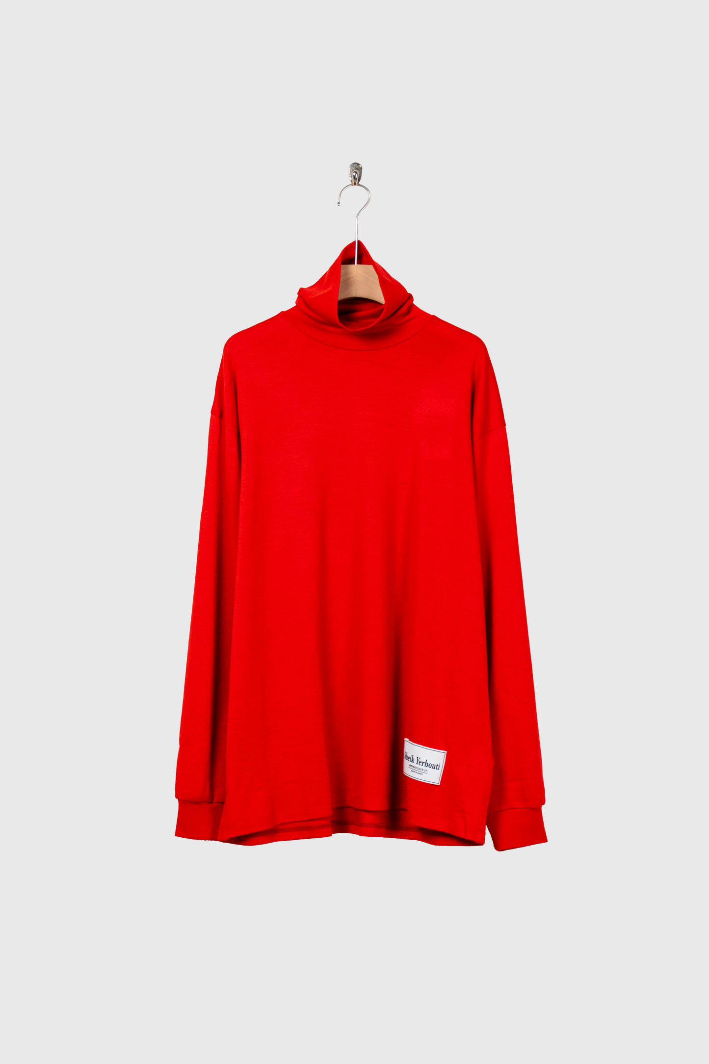 MERINO WOOL HIGH NECK L/S T-SHIRT