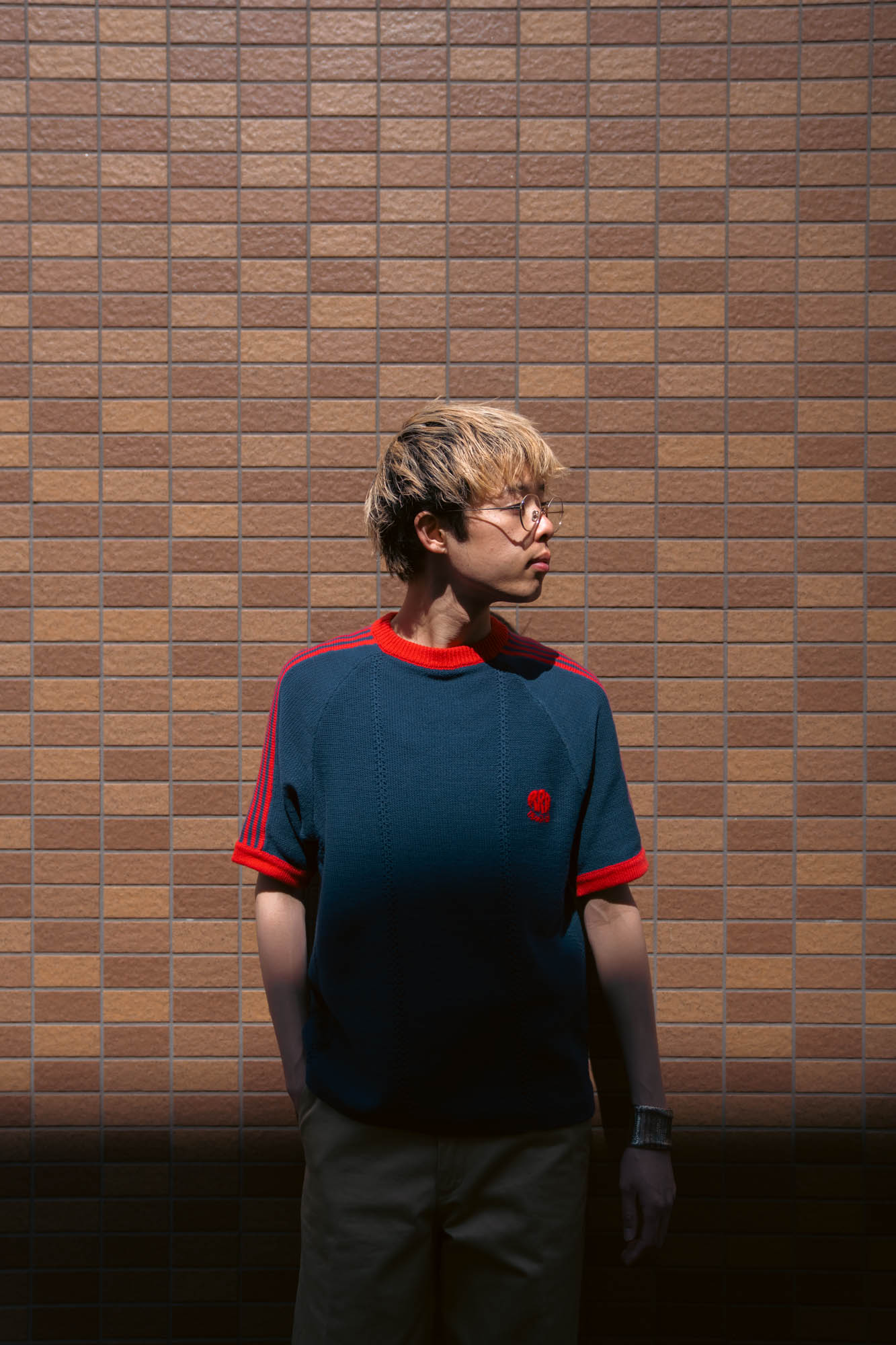 KNITTED TRAINING T-SHIRT