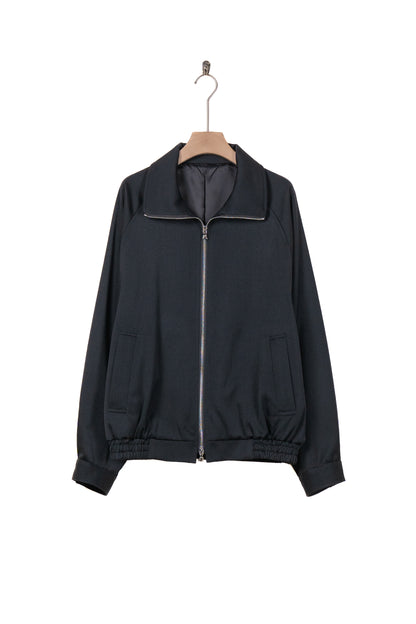 W/SI SATIN ZIP UP SHORT JACKET (ST.1068)