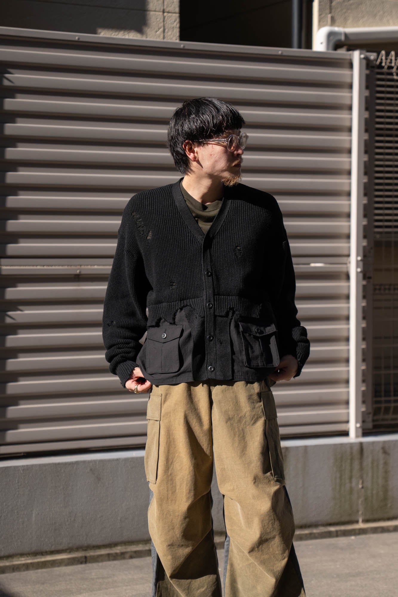 Destroyed Knit Cardigan