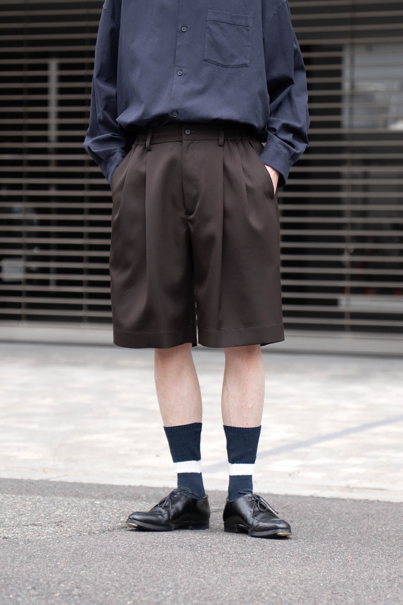 WIDE EASY SHORT TROUSERS(ST.1435)