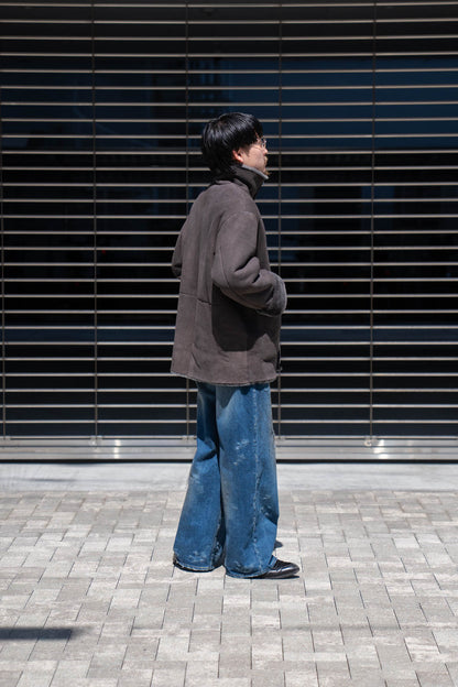 CUT-OFF MOUTON JACKET(ST.1222)