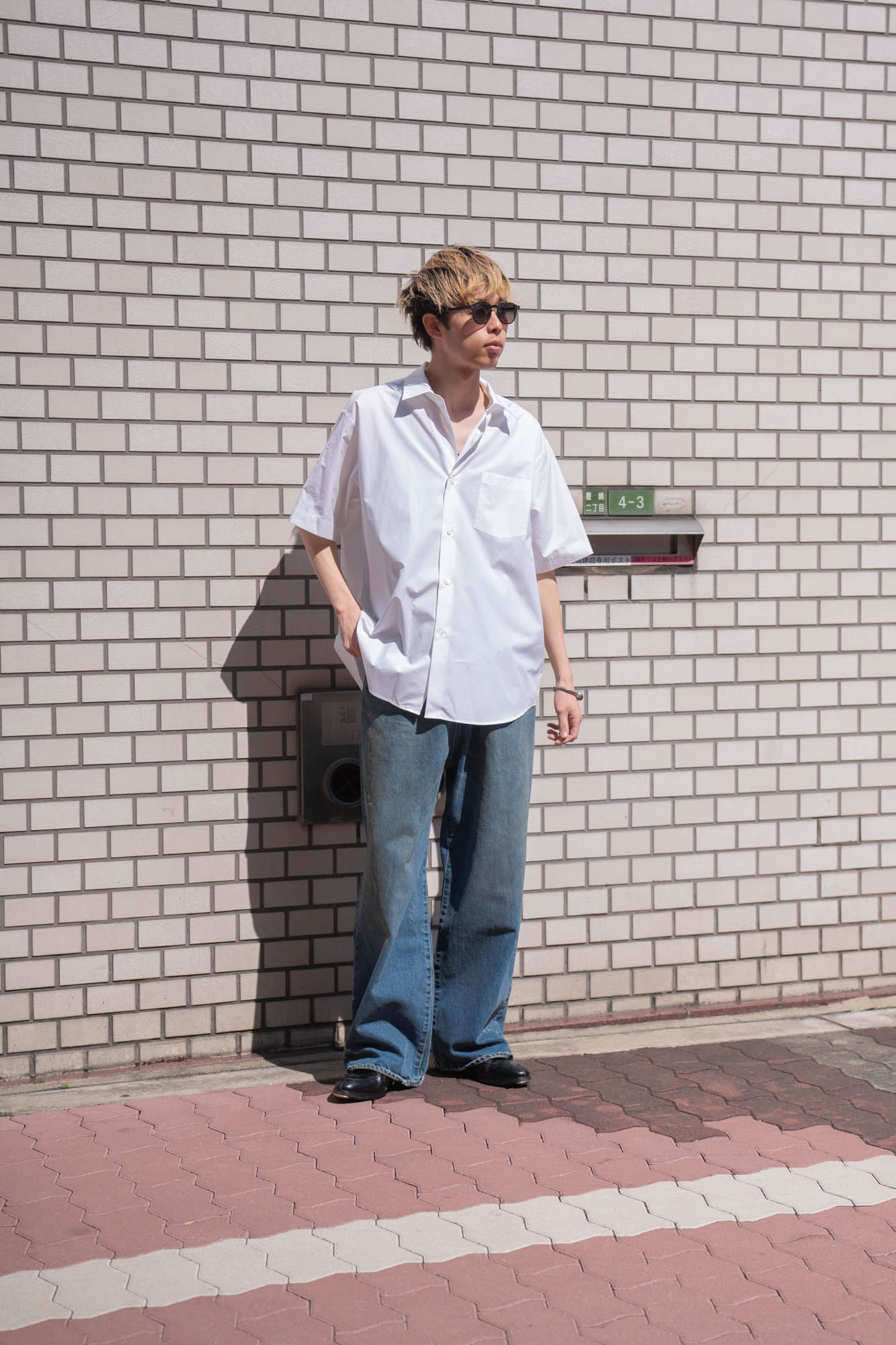 SUVIN COTTON OVERSIZED SS SHIRT(ST.1497)