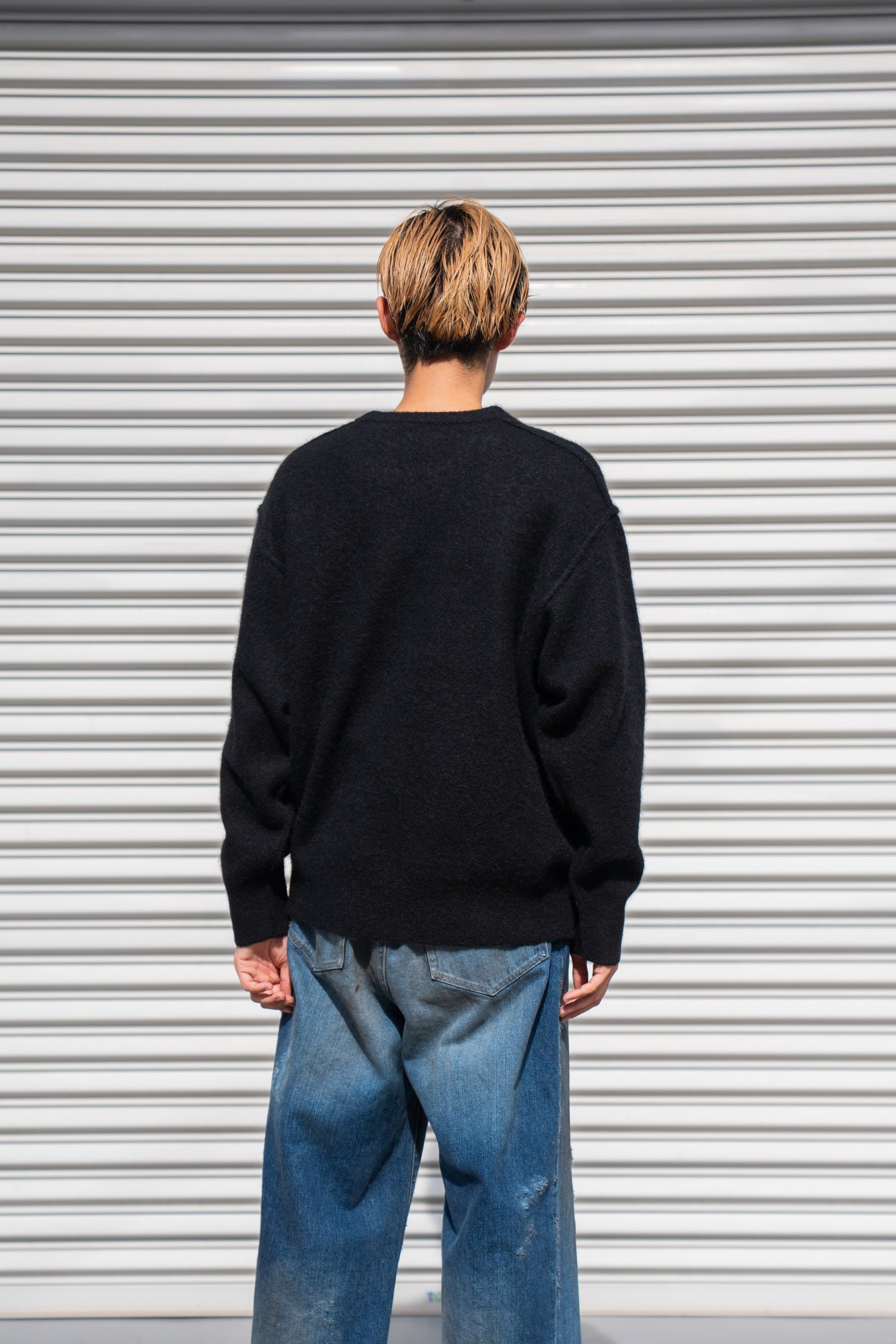 WOOL/ALPACA KNIT CREW NECK LS(ST.1294)