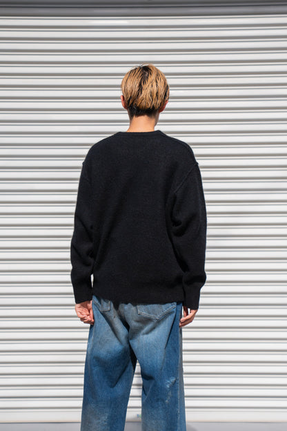 WOOL/ALPACA KNIT CREW NECK LS(ST.1294)
