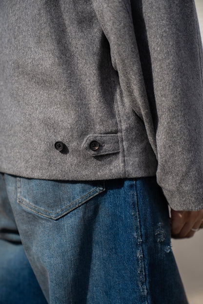 W/CA BEAVER ZIP SHORT JACKET(ST.1228)