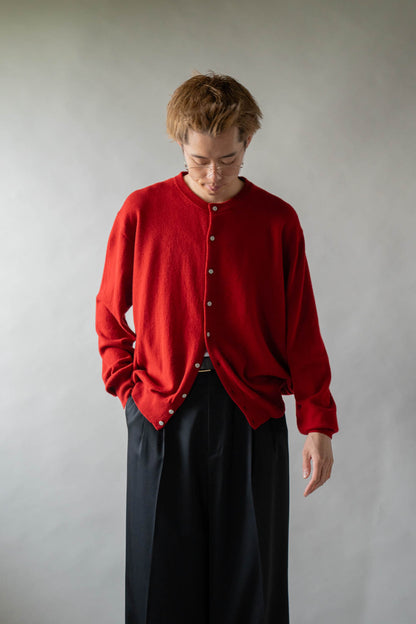 CASHMERE CREW NECK CARDIGAN .16