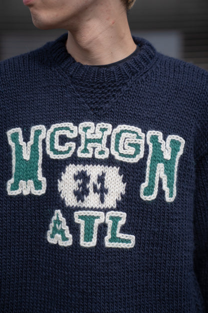 HAND KNITTING SWAETSHIRT