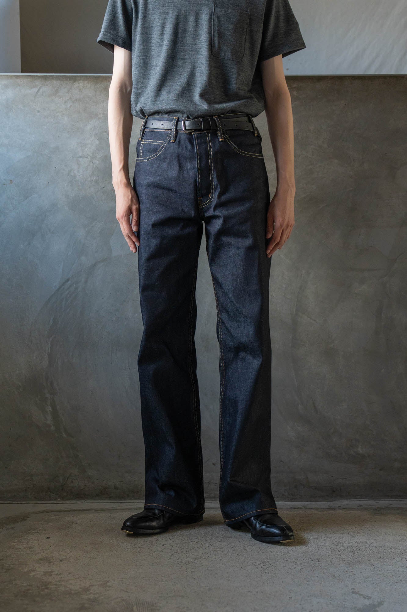 ORDINARY STRAIGHT DENIM PANTS .16 -Brando-