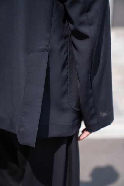 UNLINED NAVY BLAZER