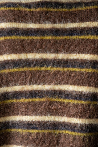 KID MOHAIR RIBBED KNIT POLO LS(ST.1647)