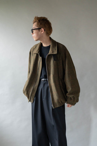 DETATCHABLE COLLAR BRITISH TWEED JACKET(ST.1577)