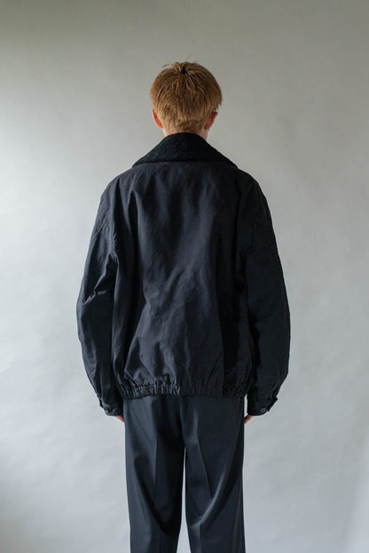 DETATCHABLE COLLAR RESIN-FINISH COTTON JACKET(ST.1576)
