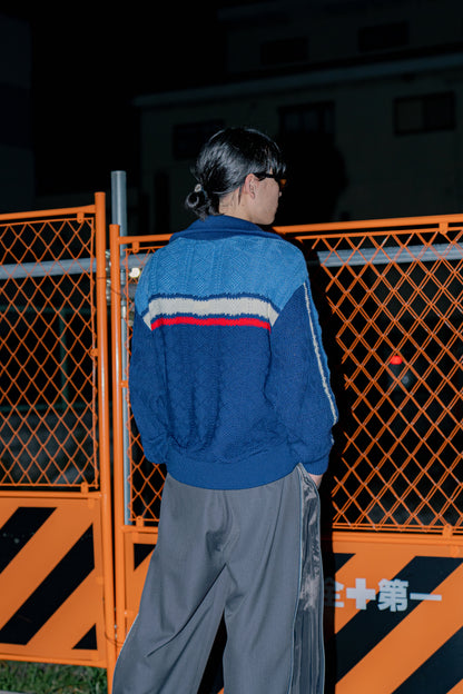 KNITTING TRACK JACKET