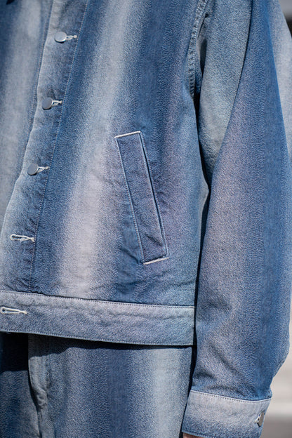 GRADATION DENIM JACKET