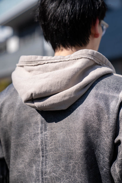 CRACKING COATED RIDERS PARKA .15