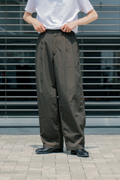 WINDPROOF NYLON WIDE EASY TROUSERS(ST.1278)