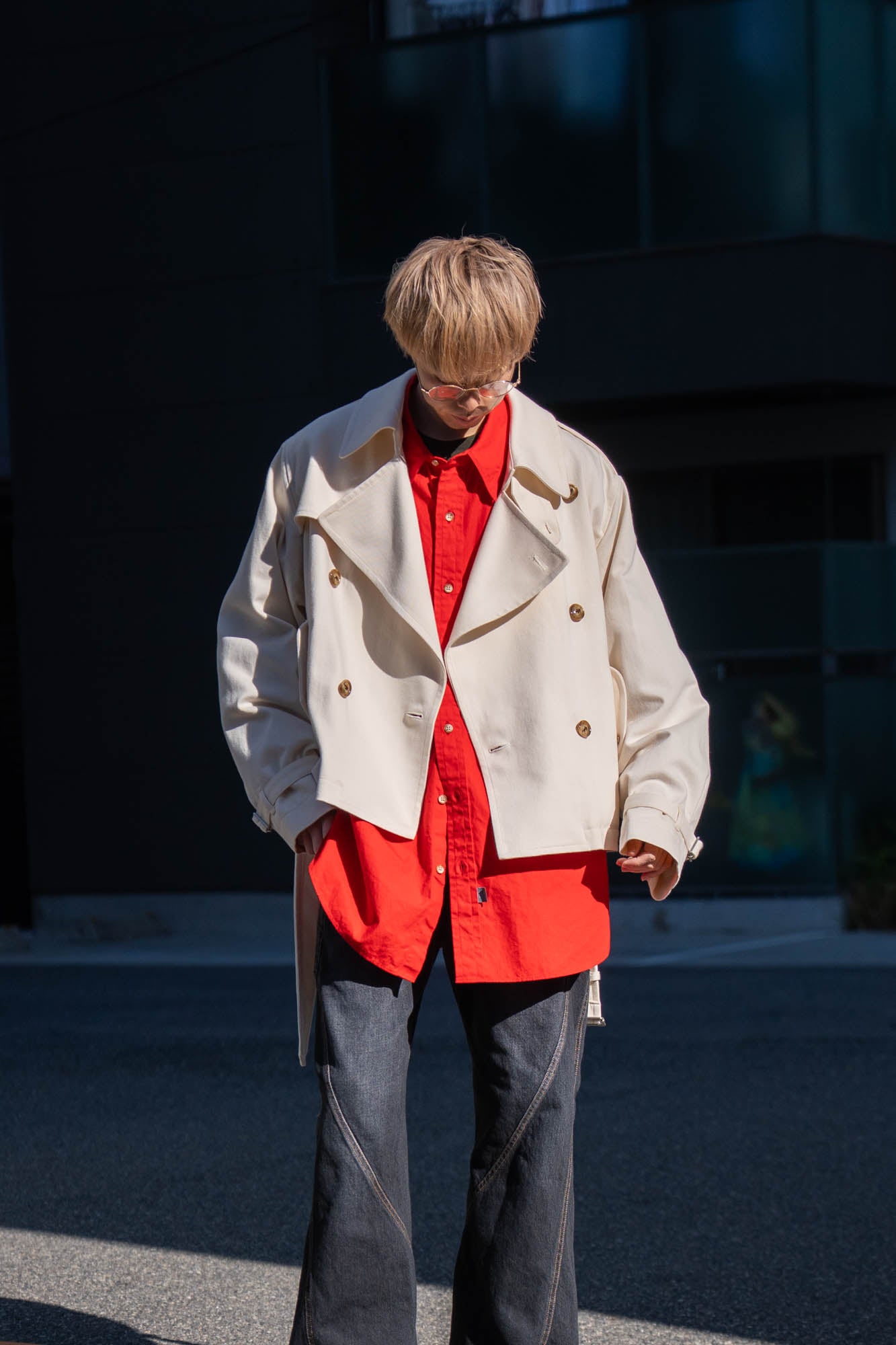 SHORT TRENCH COAT