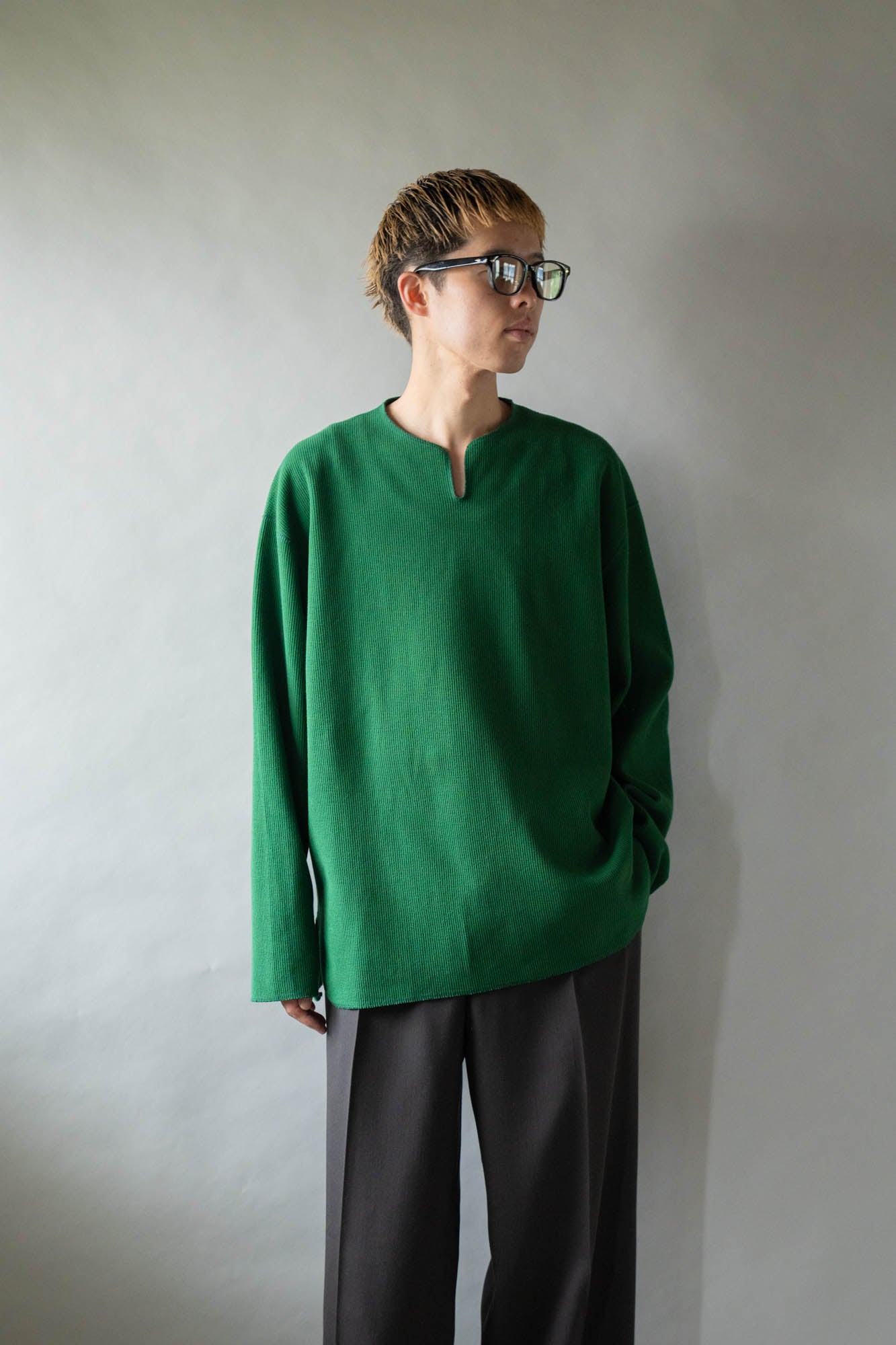 Rough&Smooth Thermal Over-neck L/S