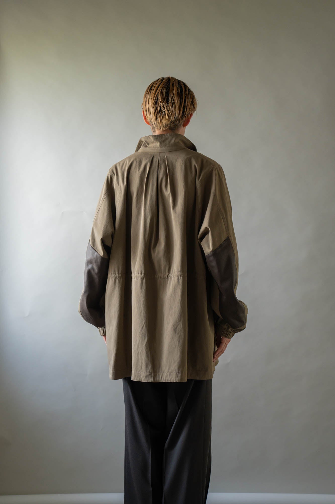 REVERSIBLE STAND-COLLAR BLOUSON