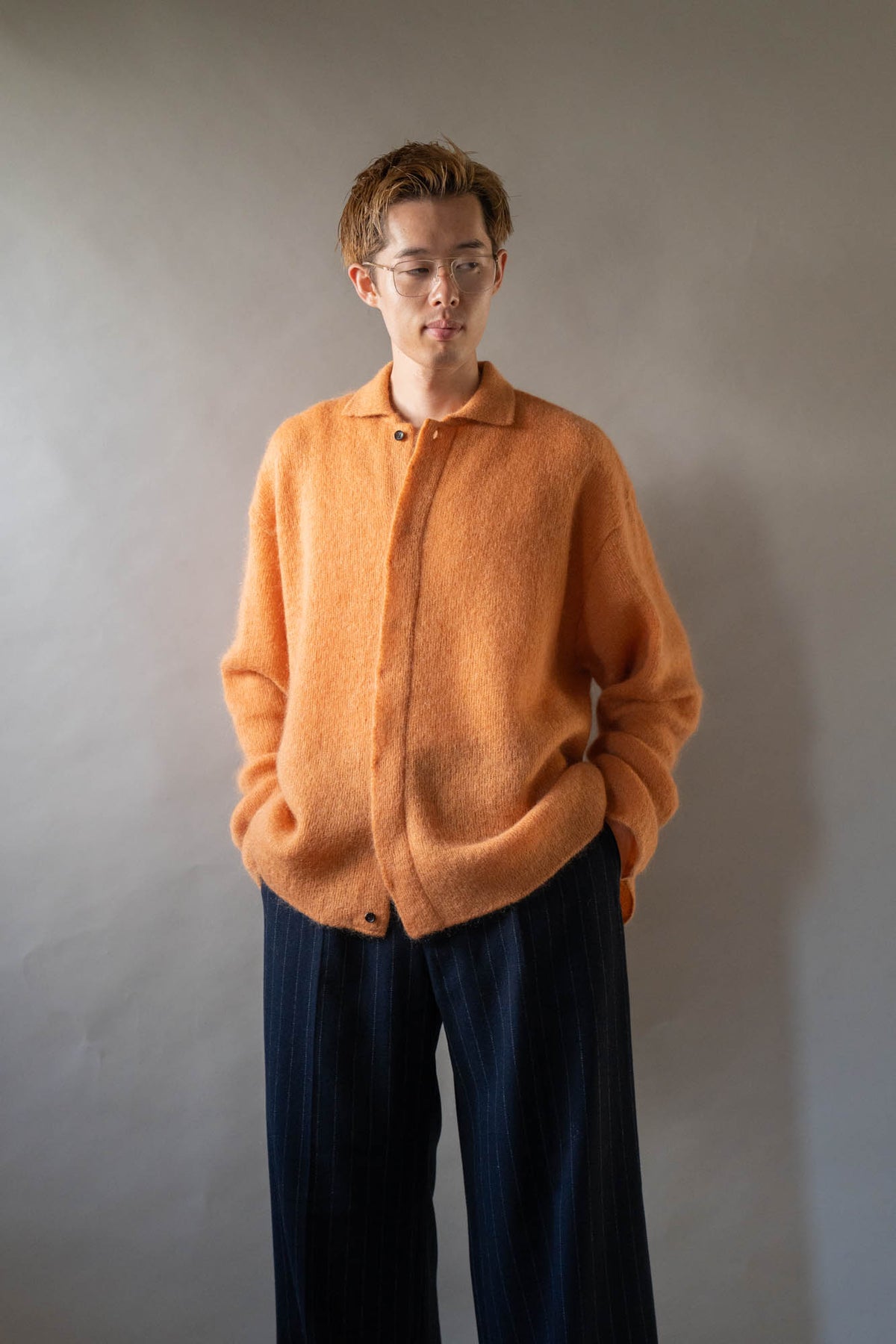 Kid Mohair Knit Shirts
