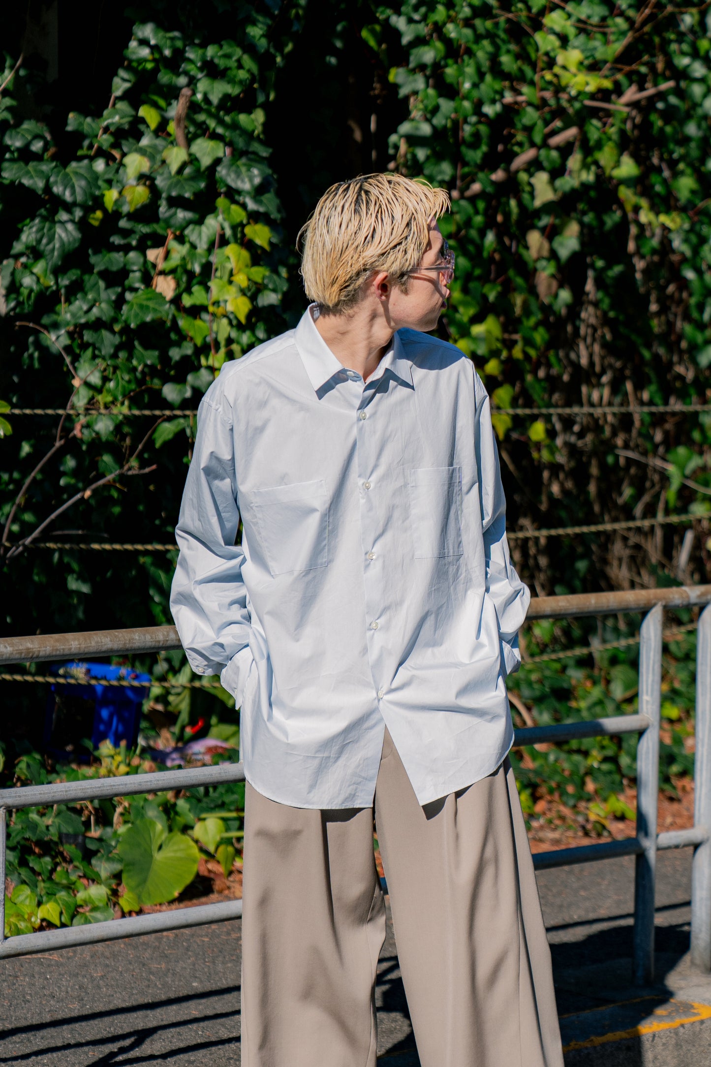 OVERSIZED DOWN PAT SHIRT (ST.1157)