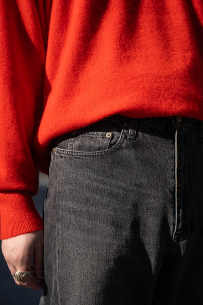 TWIST CUT DENIM JEANS(ST.1396)