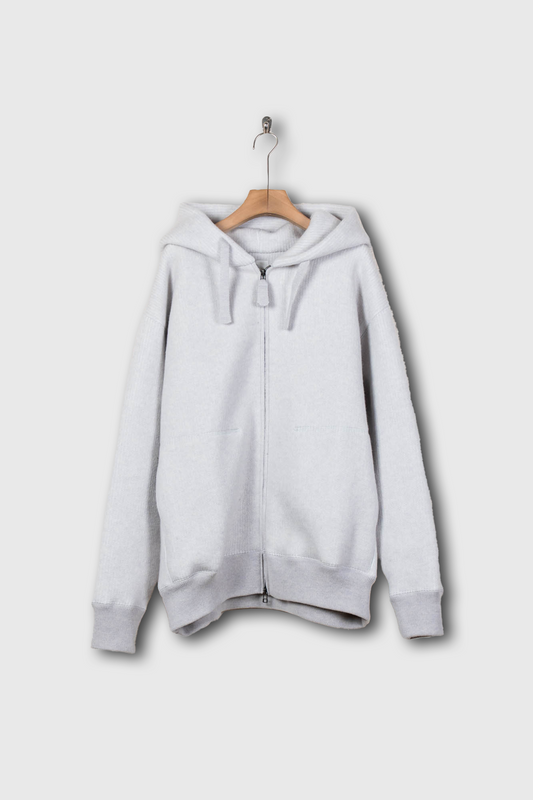 WOOL SWEAT ZIP HOODIE