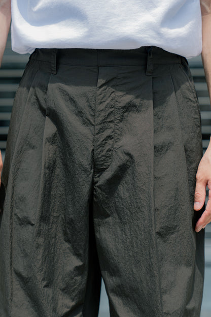 WINDPROOF NYLON WIDE EASY TROUSERS(ST.1278)