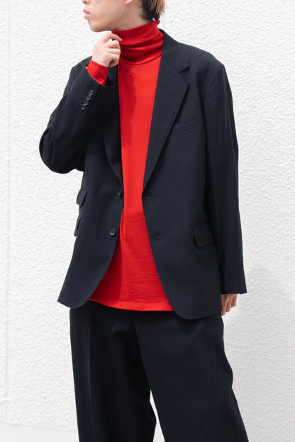 MERINO WOOL HIGH NECK L/S T-SHIRT