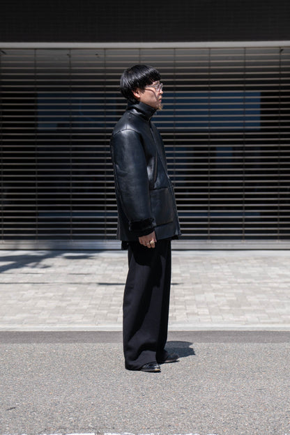 CUT-OFF MOUTON JACKET(ST.1222)