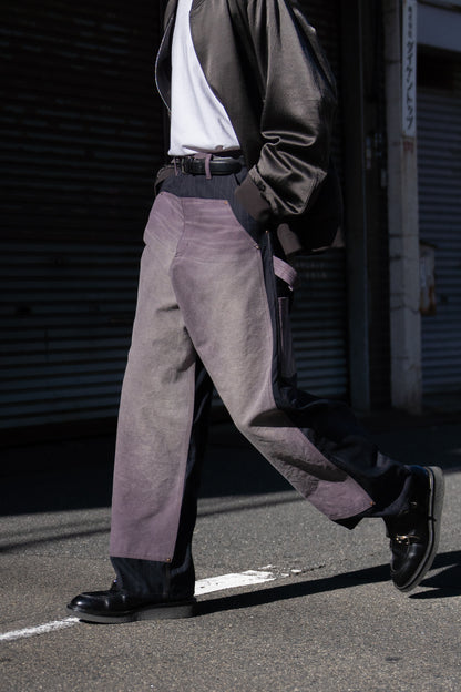 Exclusive Vintage-eﬀect work pants