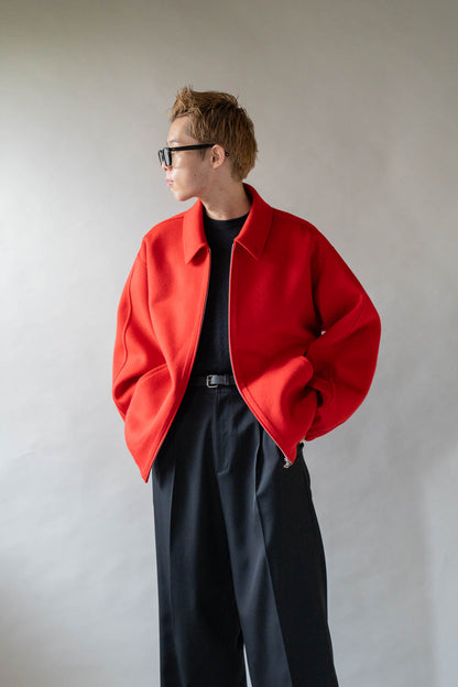 W/CA DOUBLE FACE CLOTH ZIP JACKET(ST.1545)