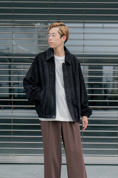 COW SUEDE ZIP SHORT JACKET(ST.1217)