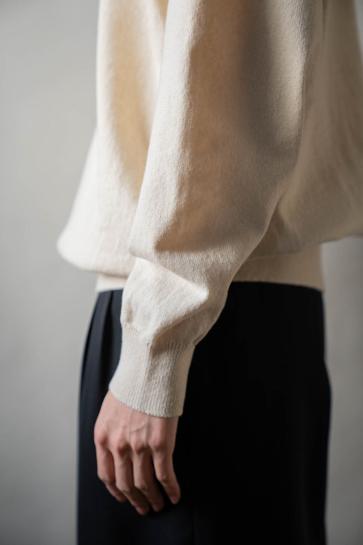 RIGID CASHMERE SWEATER P/O