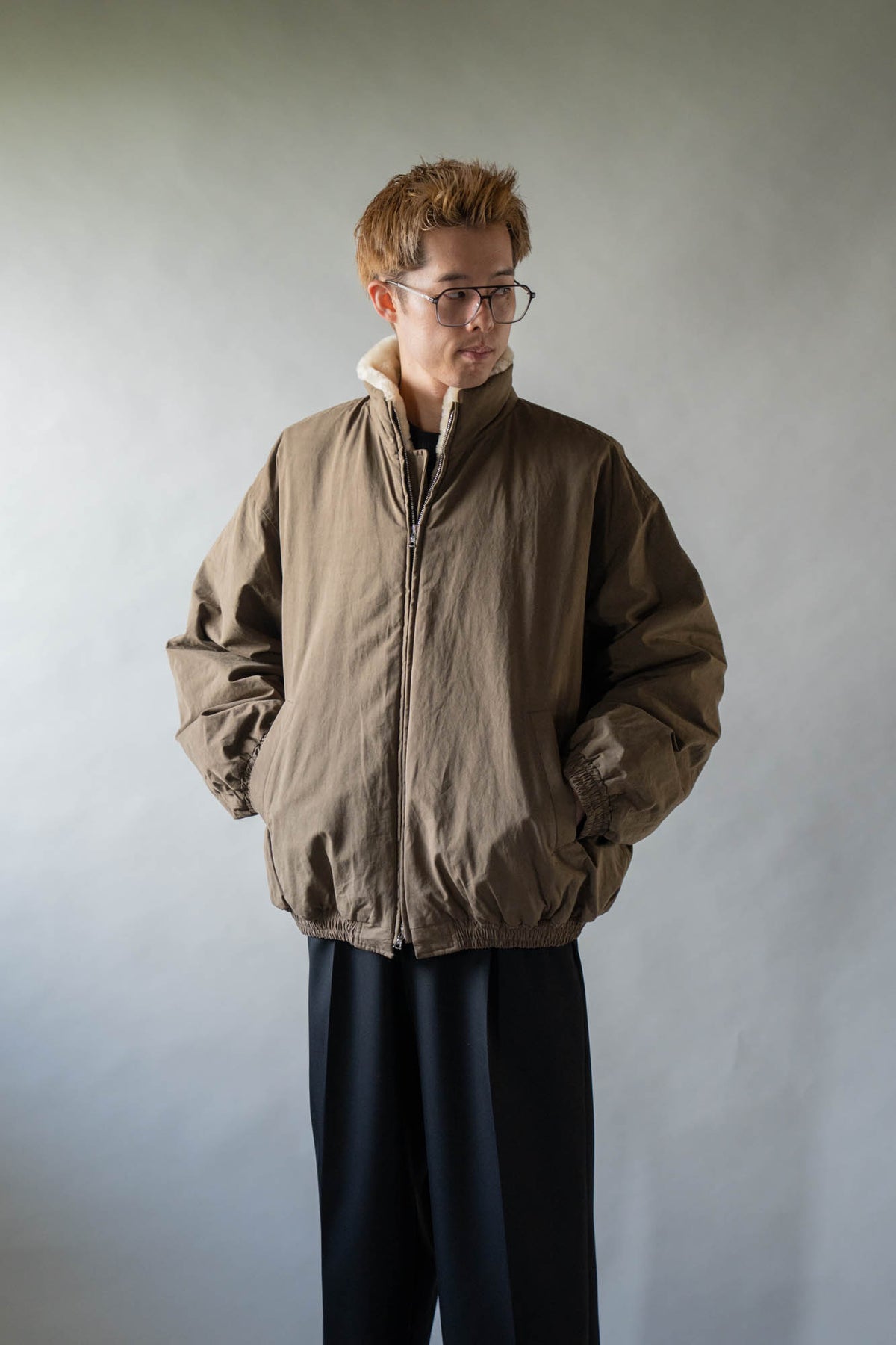 MOUTON INNER REVERSIBLE PADDED JACKET(ST.1556)