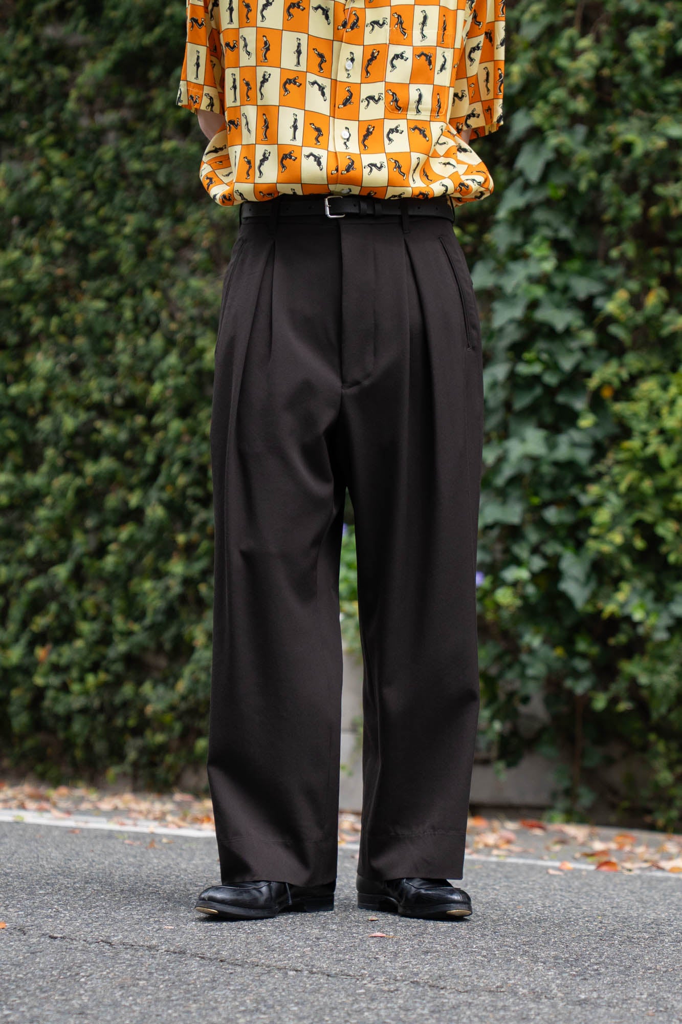 INVERTED PLEATS TROUSER